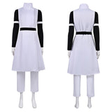 Yuka Okkotsu White Outfit Cosplay Costume Halloween Carnival Party Suit 