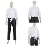  Yuta Okkotsu Cosplay White Suit Set For Halloween Carnival Party