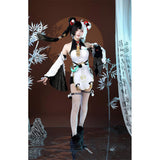 Zenless Zone Zero Dialyn White Dress Cosplay Costume Halloween Carnival Party Suit