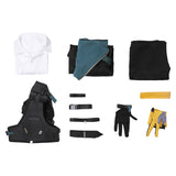 Zenless Zone Zero Hollow Special Operations Section 6 Asaba Harumasa Full Set Cosplay Costume Outfits