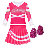 Zombies Costume  Addison Cosplay Pink Cheerleading Team Suit For Adult Female Halloween Carnival Suit