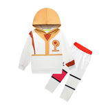 Zombies 4: Dawn of the Vampires Costume Zed Cosplay Kids White Hood Set For Unisex Children Halloween Carnival Suit