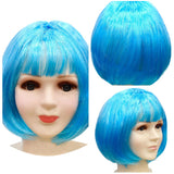 Zombie 3: A-Spen Alien Cosplay Cosplay Blue Hair Wig Unisex Halloween Carnival Party Props Accessories