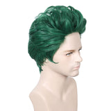 Zombies Costume Zed Cosplay Brown Wig Synthetic Fiber Unisex Halloween Carnival Party Props Accessories