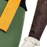 Zorro Green Outfit with Cape Cosplay Costume Halloween Carnival Party Suit