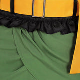 Zorro Green Outfit with Cape Cosplay Costume Halloween Carnival Party Suit