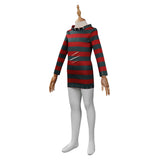 Kids Children A Nightmare On Elm Street：Freddy Krueger Cosplay Costume Girls Dress Outfits Halloween Carnival Suit