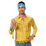 Adult 70S Hippie Cosplay Costume Retro Shirt Headband Fancy Dress Outfits Halloween Carnival Suit