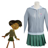 Amphibia Marcy Wu Uniform Dress Outfits Cosplay Costume Halloween Carnival Suit