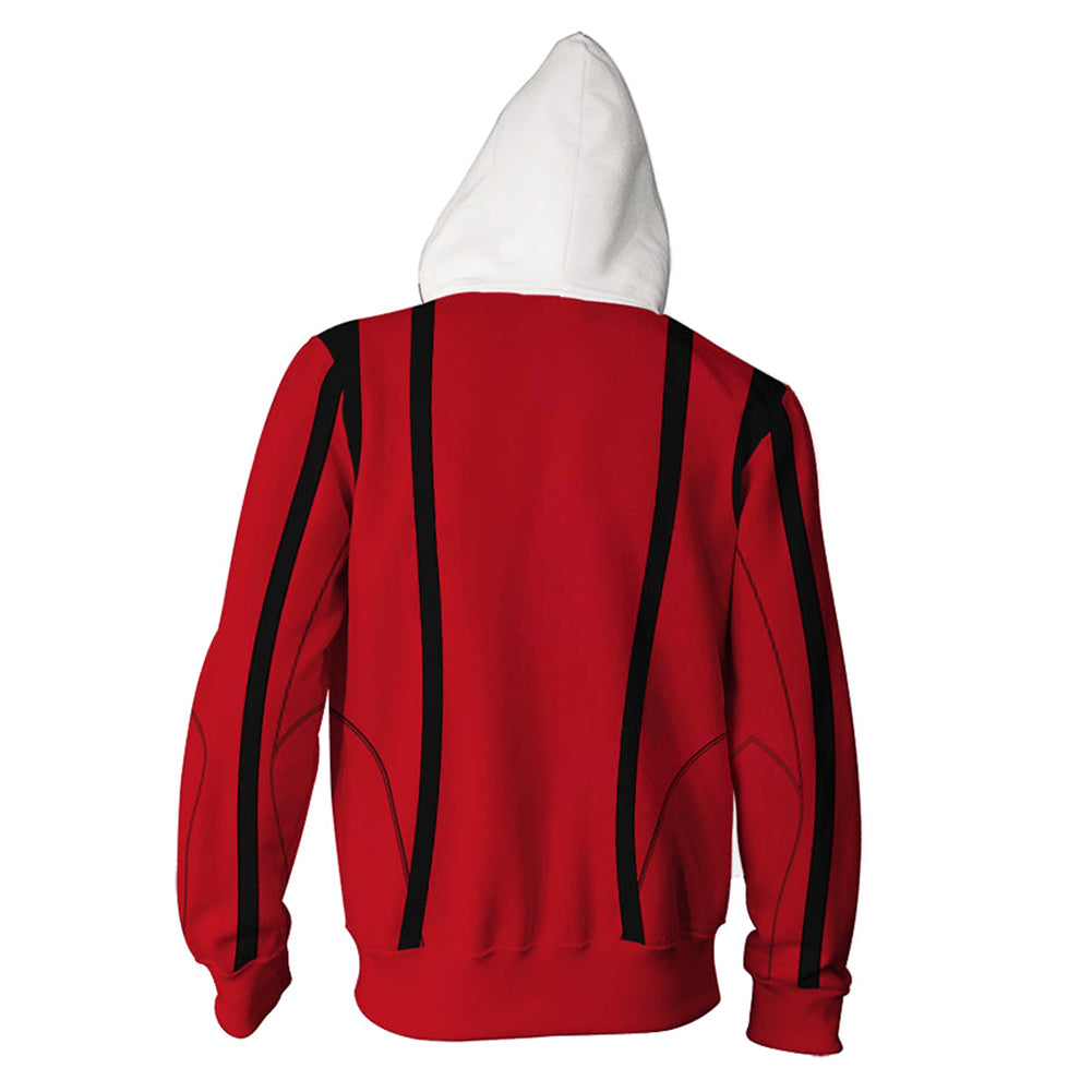 Game Bayonetta Jeanne Cosplay Hoodie 3D Printed Hooded Sweatshirt Men Women Casual Streetwear Zip Up Jacket Coat