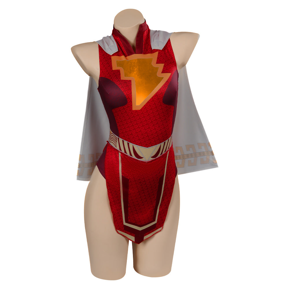 Shazam swimsuits Fury of the Gods- Mary Marvel Cosplay Costume Outfits Halloween Carnival Party Suit