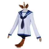 Strike Witches Halloween Carnival Suit Miyafuji Yoshika Cosplay Costume Sailor Suit Dress Swimwear Outfits