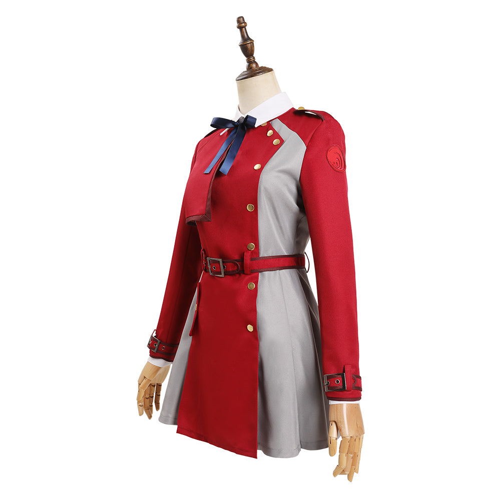 Lycoris Recoil Nishikigi Chisato Cosplay Costume Uniform Dress Outfits –  Cosplaysky.ca