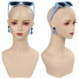 Barbie Cosplay Sunglasses Earings Halloween Carnival Costume Accessories