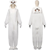 Zootopia+ Polar Bear Cosplay Costume Jumpsuit Pajamas Sleepwear Halloween Carnival Suit