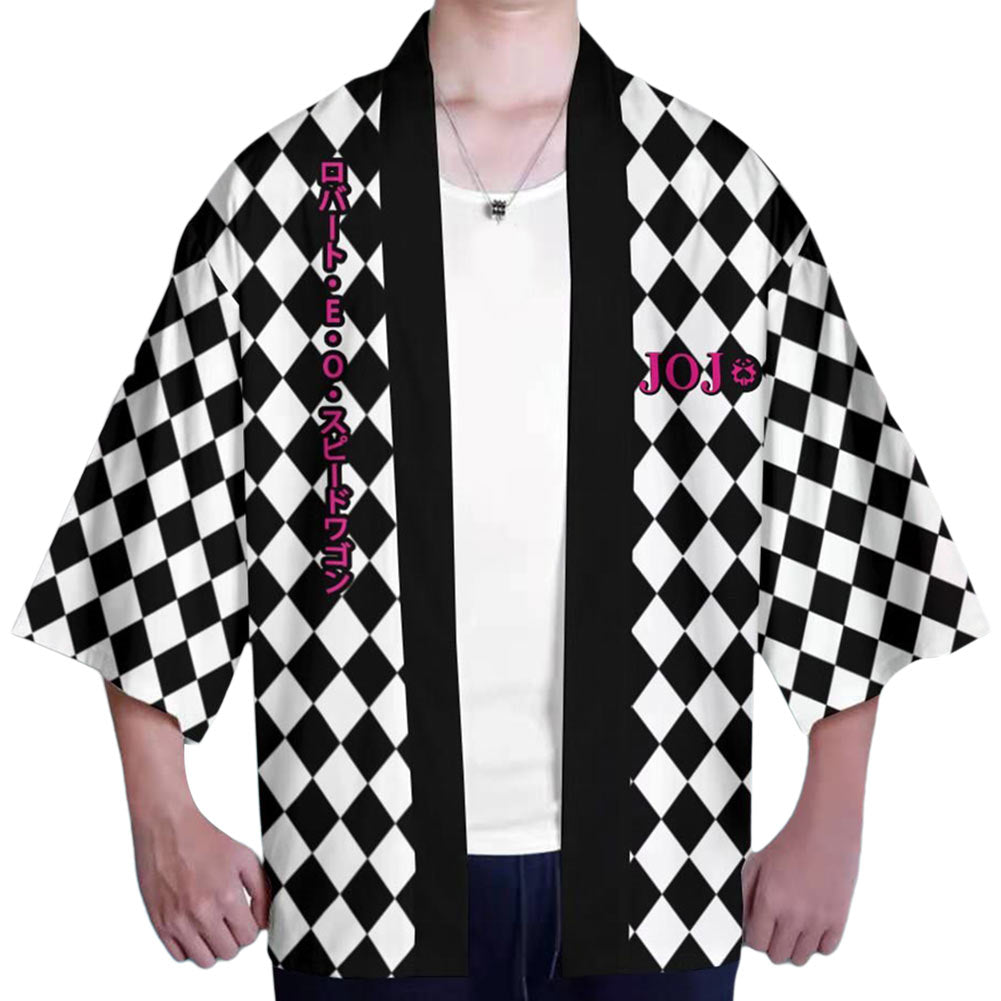 JoJo‘s Bizarre Adventure Cloak Kimono Cardigan Robe Cospaly Costume Print Casual Coat