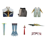 Genshin Impact Cloud Retainer Cosplay Costume Halloween Carnival Party Disguise Suit