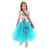 Kids Girls Encanto Mirabel Cosplay Costume Dress Outfits Halloween Carnival Suit