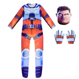 Kids Girls Buzz Lightyear Cosplay Costume Jumpsuit Mask Gloves Outfits Halloween Carnival Suit