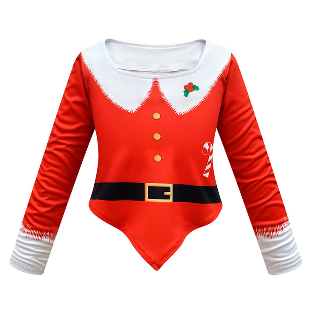 Christmas Santa Claus dress Cosplay Costume Dress Outfits Halloween Carnival Suit