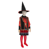Hocus Pocus Halloween Carnival Suit Dani Dennison Cosplay Costume Kids Children Girls Skirt Hat Outfits