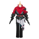 Final Fantasy XVI FF16 Joshua Cosplay Costume Black Red Outfits Halloween Carnival Suit