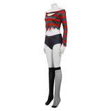 A Nightmare On Elm Street：Freddy Krueger Cosplay Costume Outfits Halloween Carnival Suit