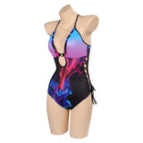 2023 Summer Printed One-Piece Swimsuits Cosplay Costume Halloween Carnival Party Disguise Suit