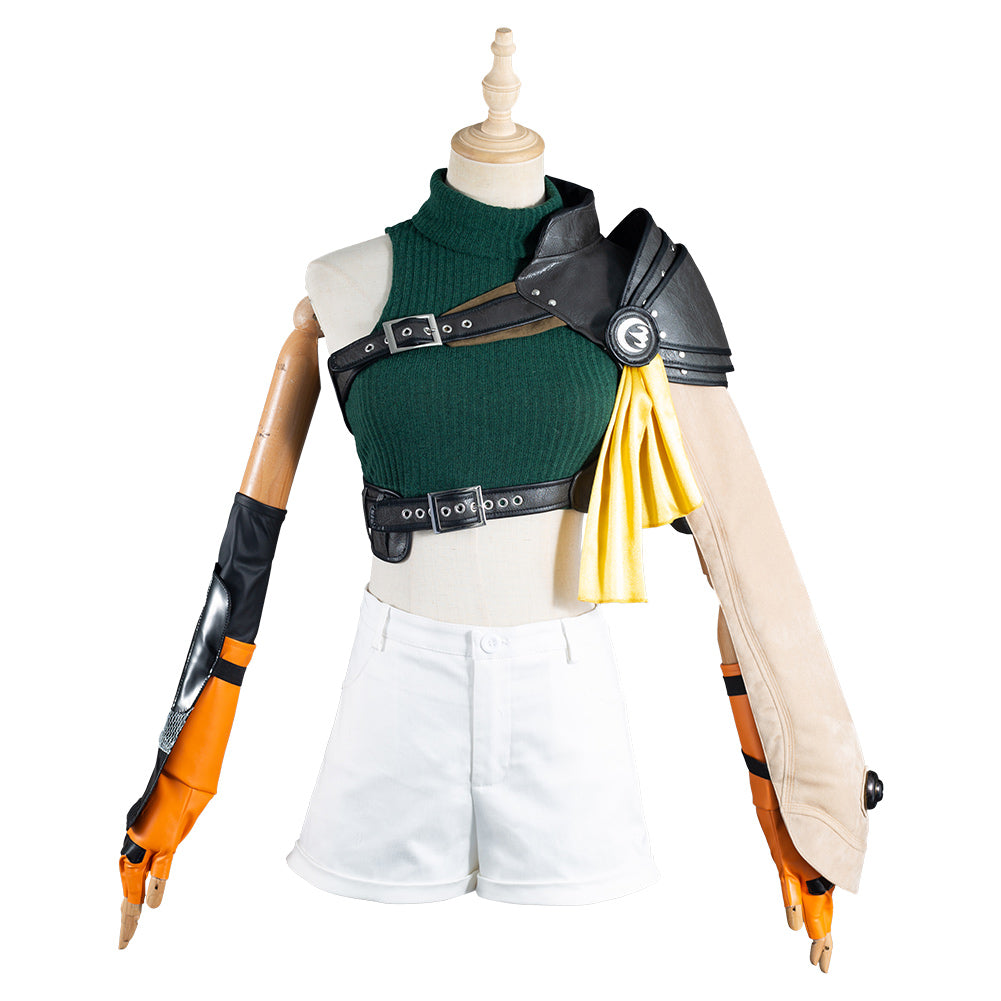 Final Fantasy VII: Remake Intergrade FF7 Yuffie Kisaragi Cosplay Costume Outfits Halloween Carnival Suit