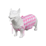 Barbie Pet Dog Pink Plaid Cosplay Costume Outfits Halloween Carnival Suit