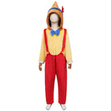 Children Kids  Pinocchio Cosplay Costume Jumpsuit Sleepwear Pajamas Halloween Carnival Suit