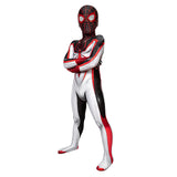 Kids Children Miles Morales Jumpsuit Outfits Cosplay Costume Halloween Carnival Suit