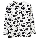 Cruella Spotted Dog Top Cosplay Costume Outfits Halloween Carnival Suit