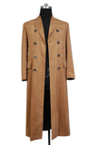 Doctor Who Dr. Brown Long Trench Coat Suit Costume Custom Made