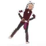 The Clone Wars  Ahsoka Tano Cosplay Costume Outfits Kids Children Halloween Carnival Suit