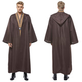 Kenobi Jedi TUNIC Cosplay Costume Brown Version