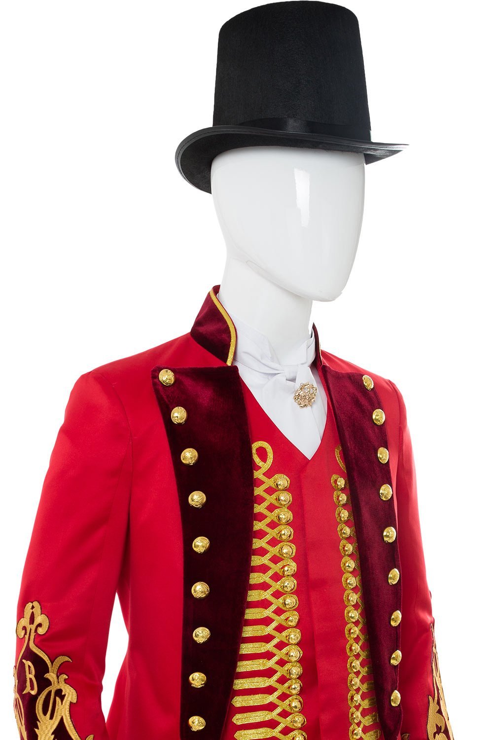 The Greatest Showman  P.T. Barnum Cosplay costume Red Suit