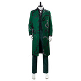 Edward Nygma Gotham Season 5 The Riddler Green Uniform Cosplay Costume