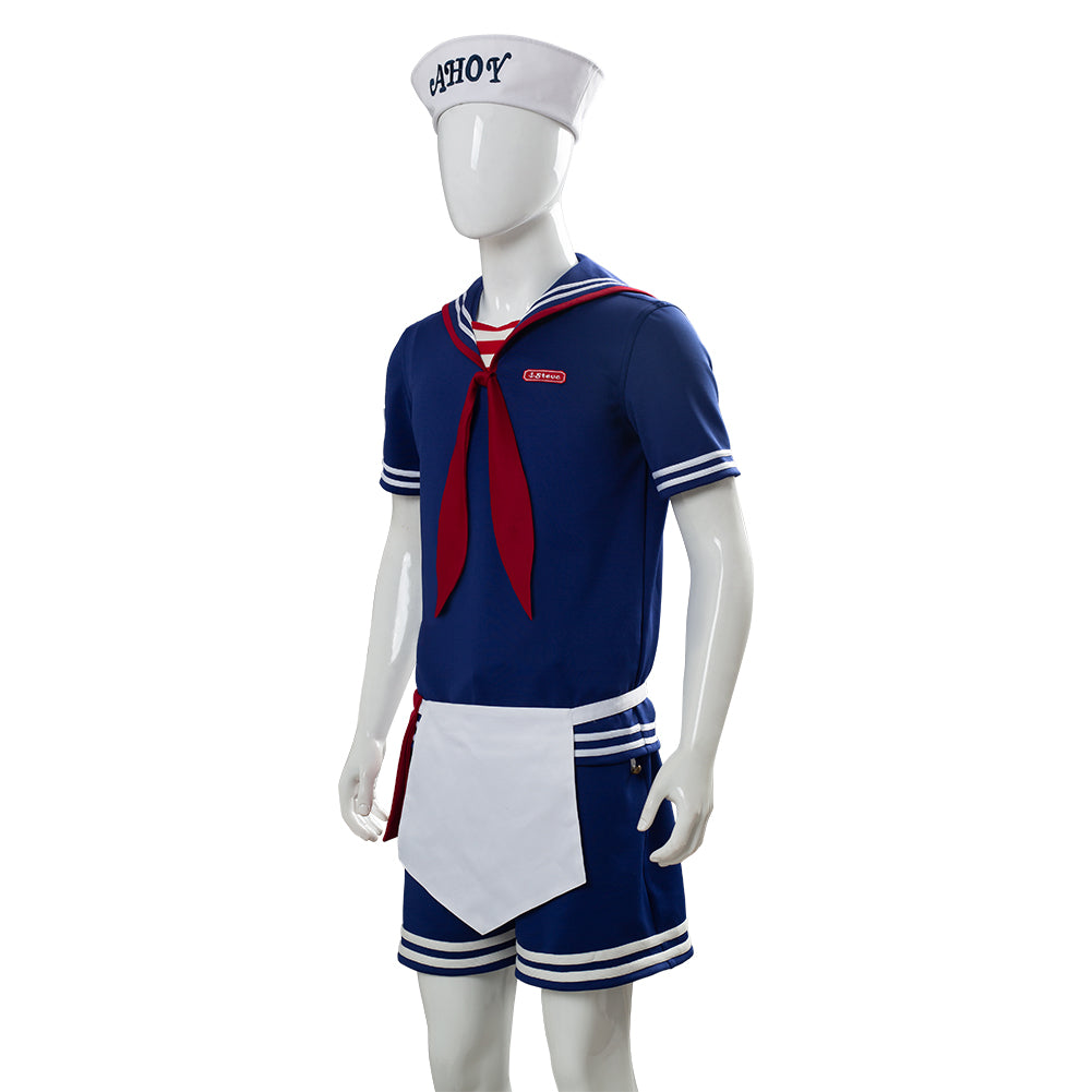 Free Roblox T-shirt Scoops Ahoy uniform 🍦🌀(Stranger things S3 cosplay)