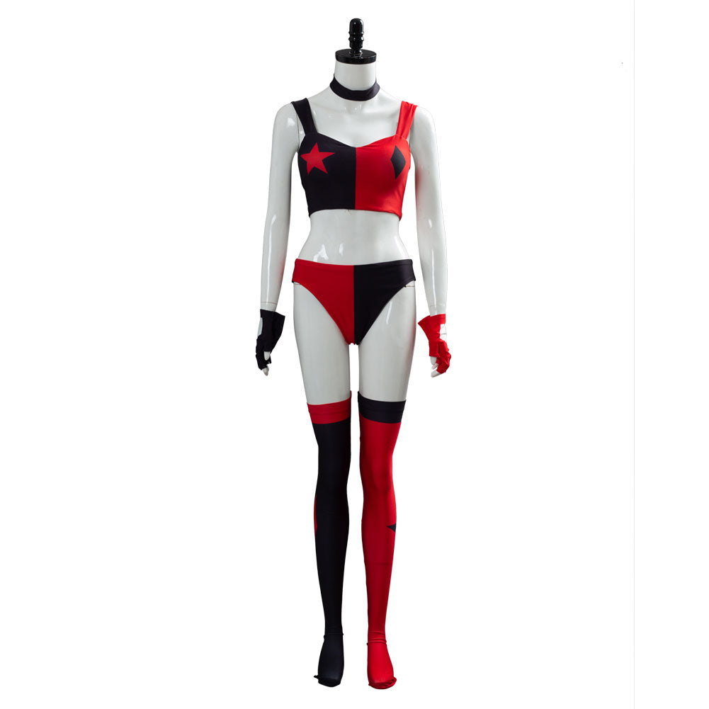 2019 Harley Quinn Cartoon Suit Cosplay Costume