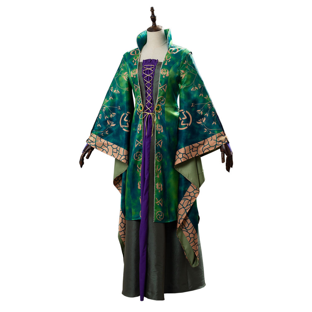 Hocus Pocus Winifred Sanderson Dress Cosplay Costume