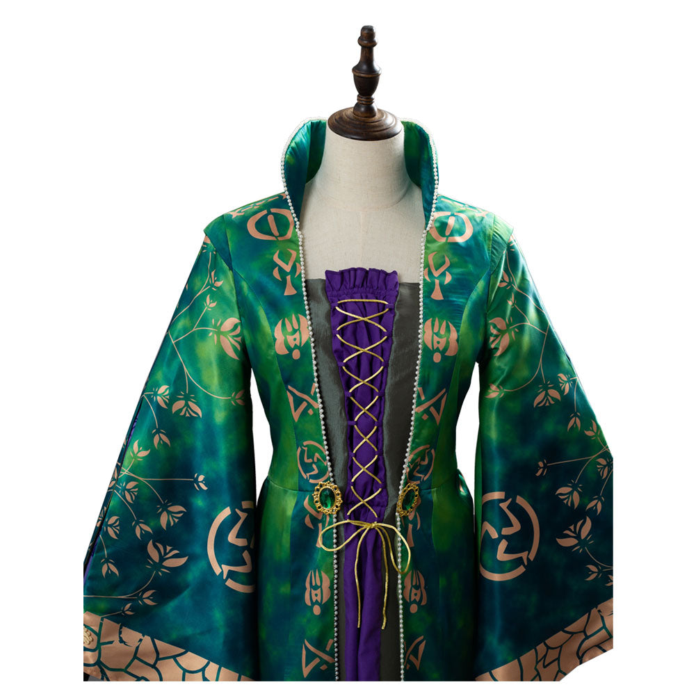 Hocus Pocus Winifred Sanderson Dress Cosplay Costume