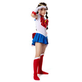 Anime Sailor Moon Halloween Carnival Suit Tsukino Usagi Cosplay Costume Kids Grils Dress Outfits