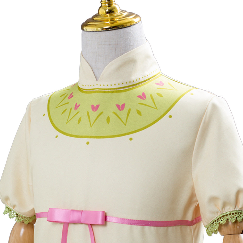Princess Anna Frozen 2 Girls Fancy Dress Kids Cosplay Costume