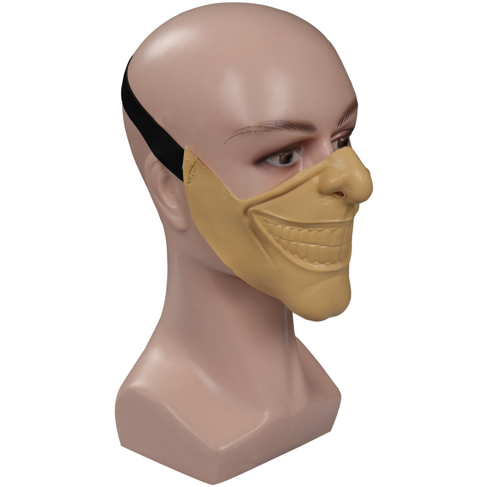 The Black Phone The Grabber Mask Cosplay Half Face Latex Masks Helmet ...