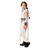 The Rise of Skywalker Halloween Carnival Suit Rey Cosplay Costume Kids Children Outfit