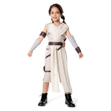 The Rise of Skywalker Halloween Carnival Suit Rey Cosplay Costume Kids Children Outfit