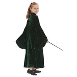 Harry Potter Halloween Carnival Suit Minerva McGonagall Cosplay Costume Kids Children Robe Coat