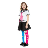 Danganronpa Dangan Rondo Halloween Carnival Suit Yuibu Miota Cosplay Costume Kids Girls School Uniform Dress Outfits