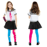 Danganronpa Dangan Rondo Halloween Carnival Suit Yuibu Miota Cosplay Costume Kids Girls School Uniform Dress Outfits